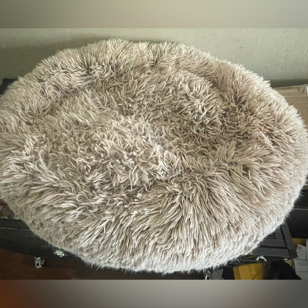 Faux Fur Donut Pet Bed